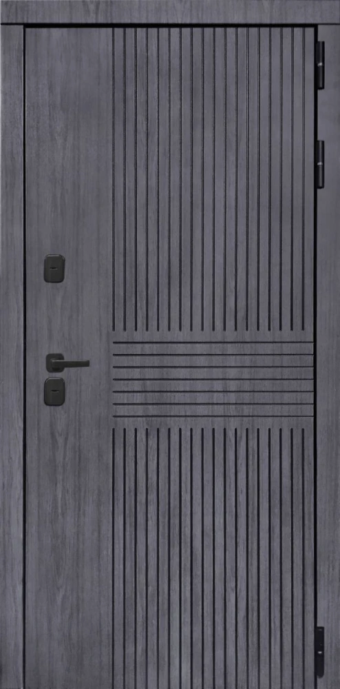 Входная дверь ДвериПРО Берген ФЛ-707 (10мм, белый софт) DPRO198058 внешняя сторона