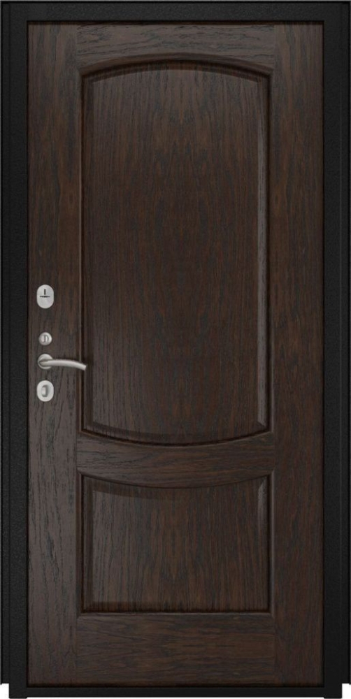 Входная дверь ДвериПРО Модель L-47 Лаура-2 (16мм, мореный дуб) DPRO195989 внутренняя сторона