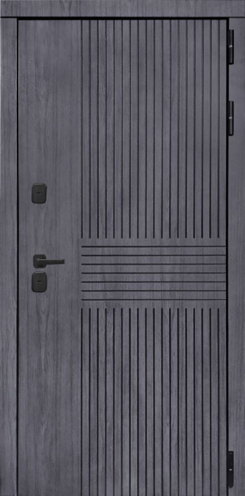 Входная дверь ДвериПРО Берген фл-608 винорит white DPRO195613 внешняя сторона