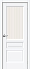 Межкомнатная дверь Неоклассик-35 White Silk BR5660
